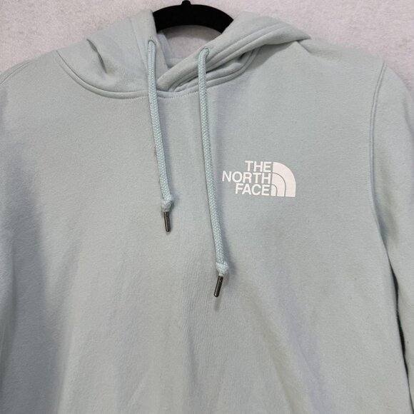 North Face Hoodie Womens Large Pullover Sweatshirt Never Stop Exploring Outdoors - Picture 2 of 12